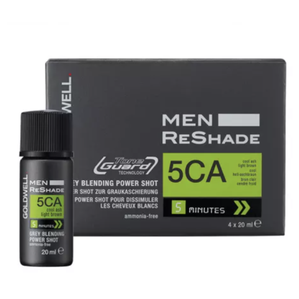 Goldwell Men Amonyaksız Erkeklere Özel Köpük Boya 4x20ml | 5CA - Light Brown