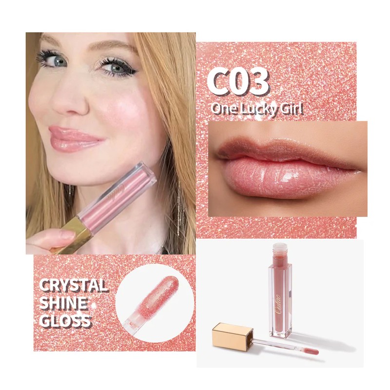 Oulac Crystal Shine Lip Gloss Parlatıcı Ruj C03