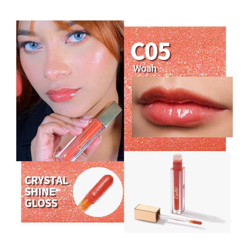 Oulac Crystal Shine Lip Gloss Parlatıcı Ruj C05