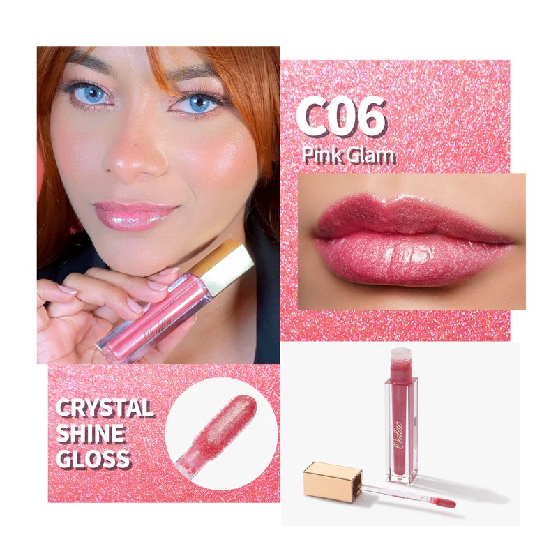 Oulac Crystal Shine Lip Gloss Parlatıcı Ruj C06