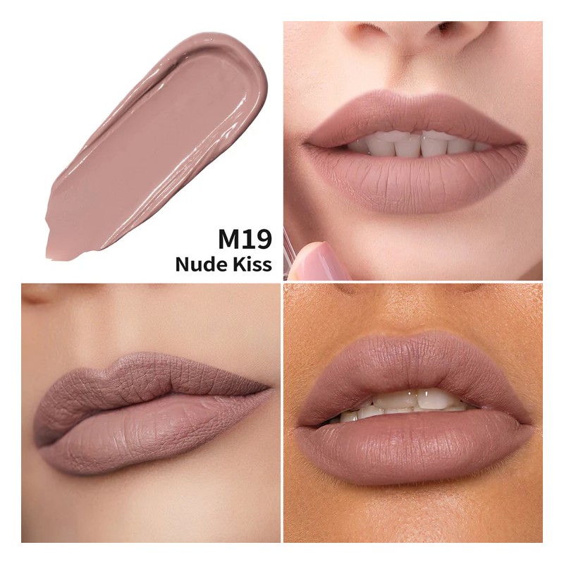 Oulac Kissproof Matte Likid Ruj M19 Nude Kiss