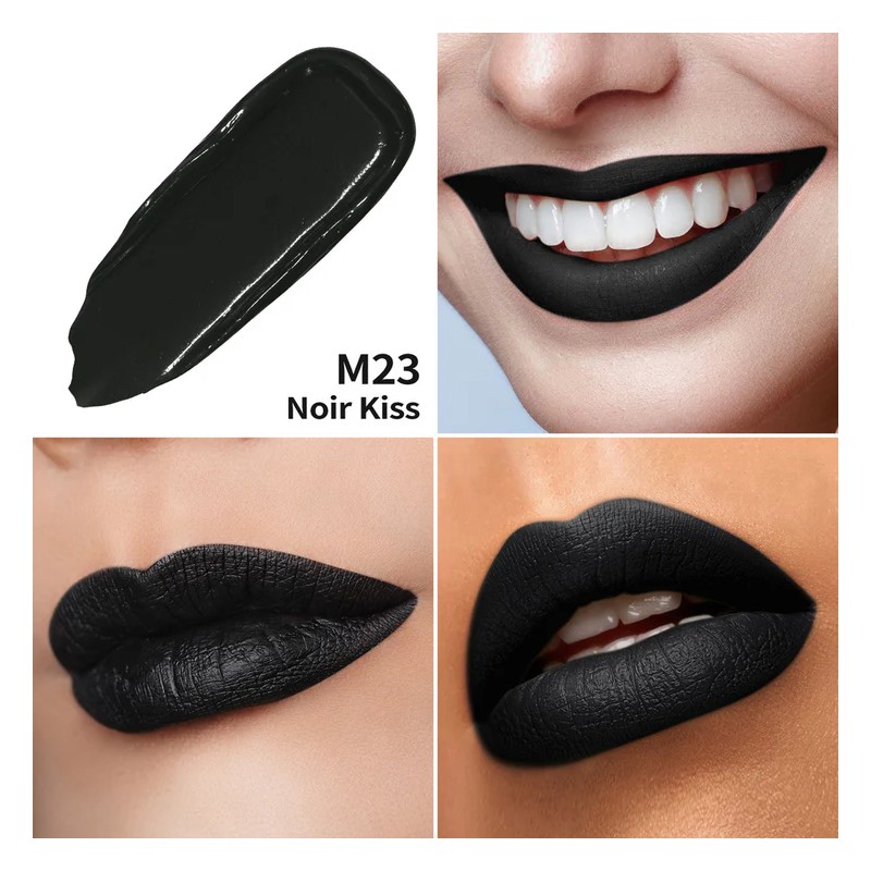 Oulac Kissproof Matte Likid Ruj M23 Noir Kiss