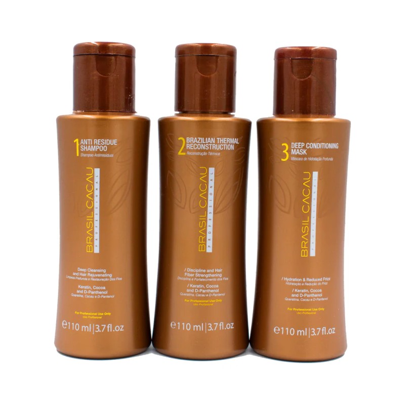 Brasil Cacau Düzleştirici Mini Set 3x110 ml