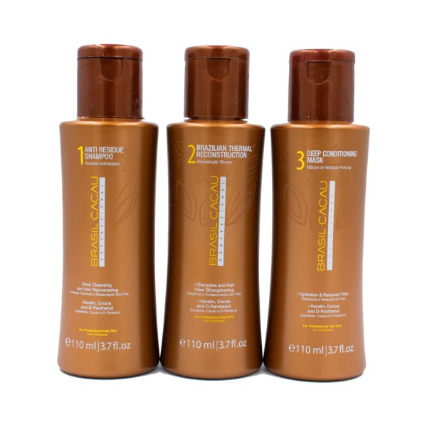 Brasil Cacau Düzleştirici Mini Set 3x110 ml