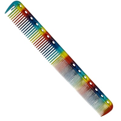 Gökkuşağı Desenli Kesim Tarağı Y18